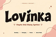 Lovinka Display – Bold Display Font, a Slab Serif Font by Wow Magic (Thumbnail 1 of 5)