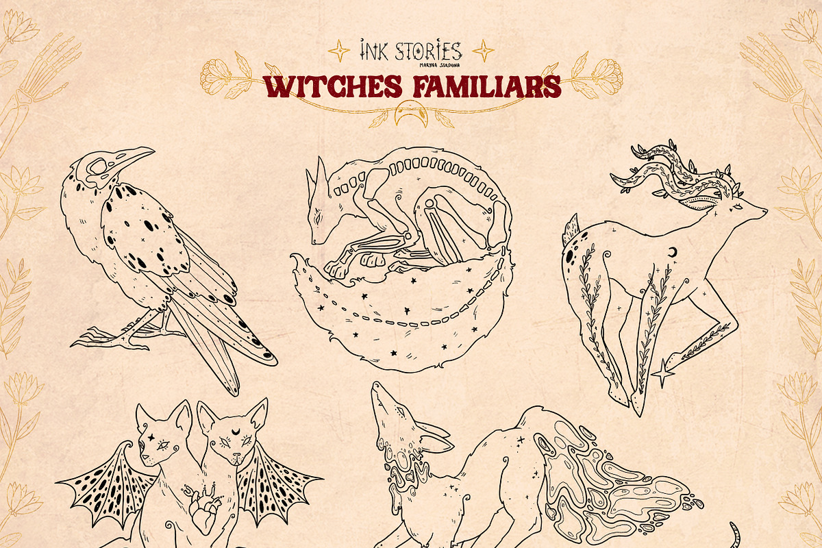 Witches Familiars, an Animal Illustration by Ink Stories (Photo 22 of 44)