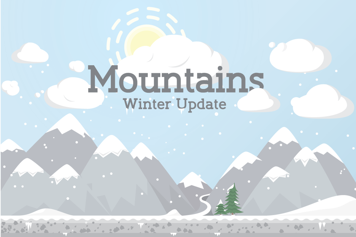 Mountains Vector Illustration, an Object Illustration by kulturrrno (Photo 1 of 8)