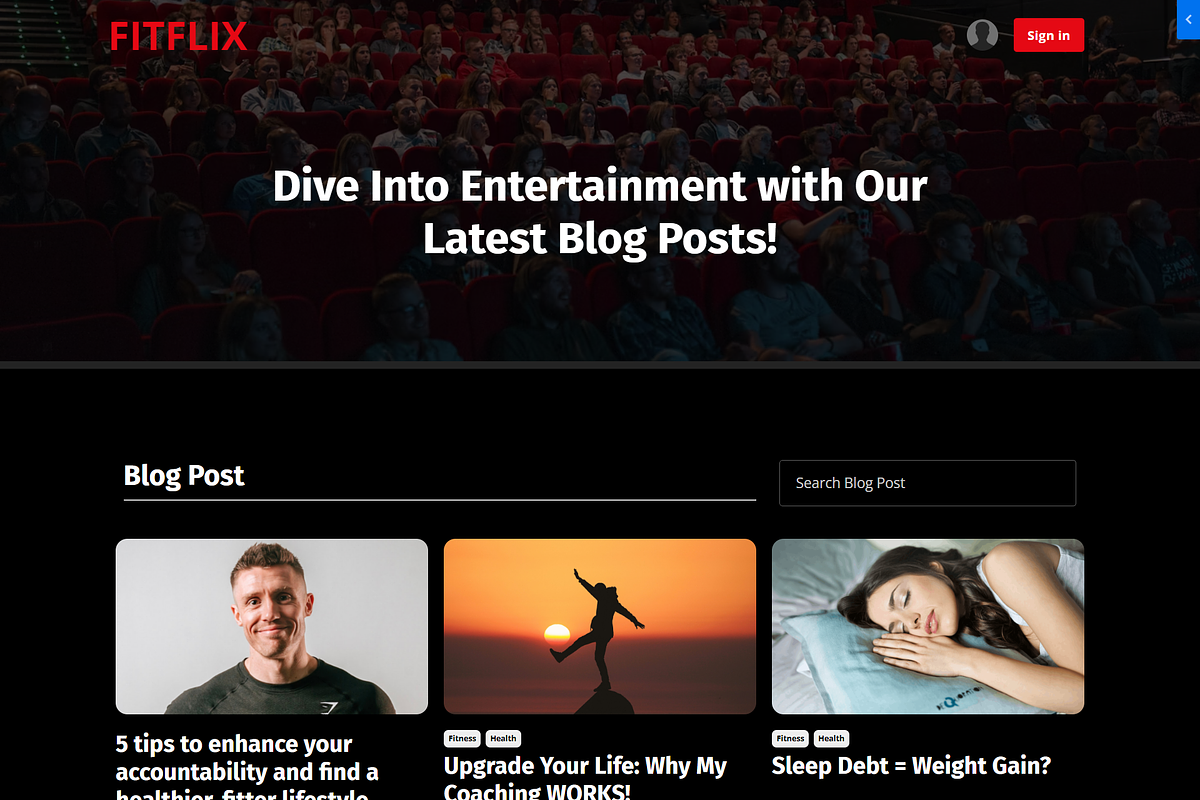FitFlix Website Theme for Kajabi, a Landing Page Template by Dev Lab (Photo 3 of 4)