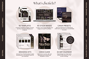 Soft Charcoal Social Media Brand Kit, a Branding & Logo Template by The Flossy Finch (Thumbnail 3 of 18)