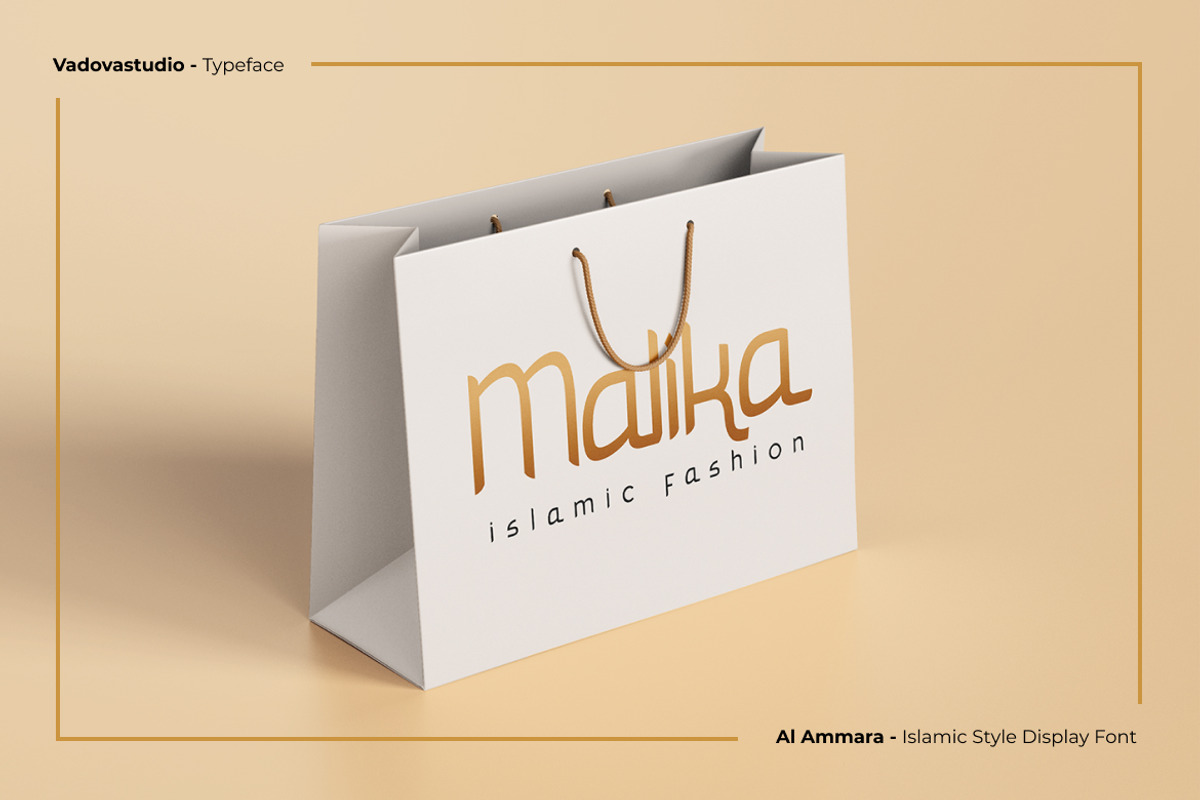 Al Ammara – Islamic Display Font, a Script Font by Vadovastd (Photo 4 of 7)