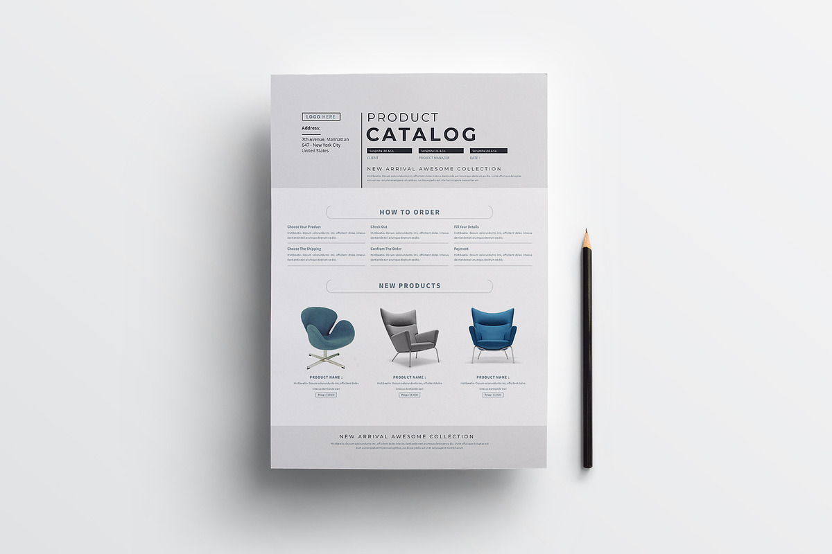 Product Catalog | MS Word & Indesign, a Stationery Template by obayes (Photo 3 of 6)