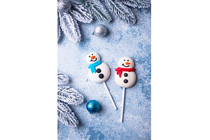 Christmas candy marshmallow in shape, a Holiday Photo by Yulia Furman