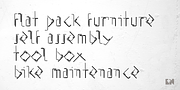 Allen Keys, a Font by Letters & Numbers (Thumbnail 5 of 5)