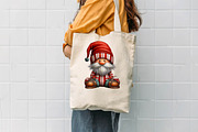 Vintage Santa Claus Striped Santa, a Seasonal Illustration by CreationArt (Thumbnail 7 of 7)