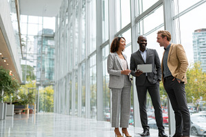 Business colleagues discussing proje, a Photo by Pixeness Studio