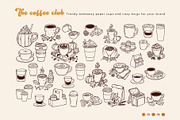 Retro Autumn Coffee Clipart Vector, a Seasonal Illustration by SunnJaneArt (Thumbnail 10 of 19)