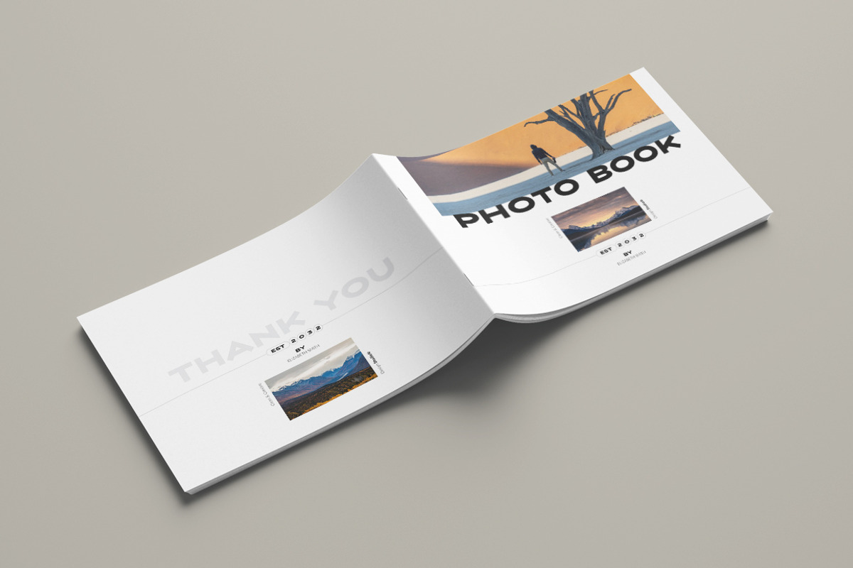 Photo Book Landscape Layout, a Brochure Template by Pixelpick (Photo 11 of 11)