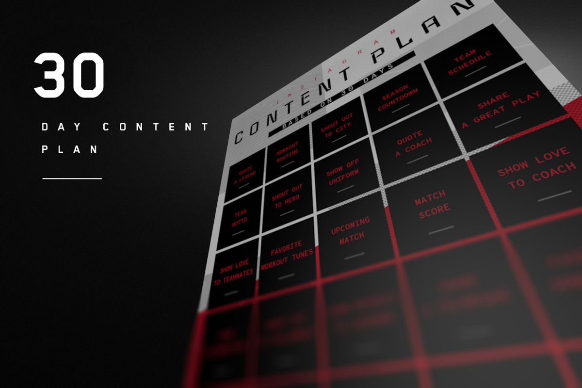 ATHLETICO INSTAGRAM KIT, a Social Media Template by GOAT Design Co. (Photo 4 of 6)