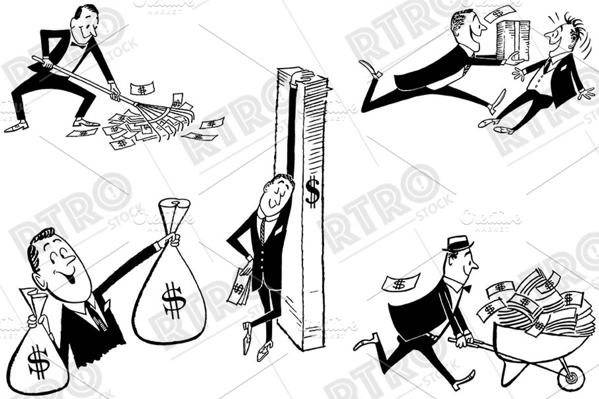 RTRO Money & Wealth 1, a Work Illustration by RTRO Stock (Photo 5 of 5)
