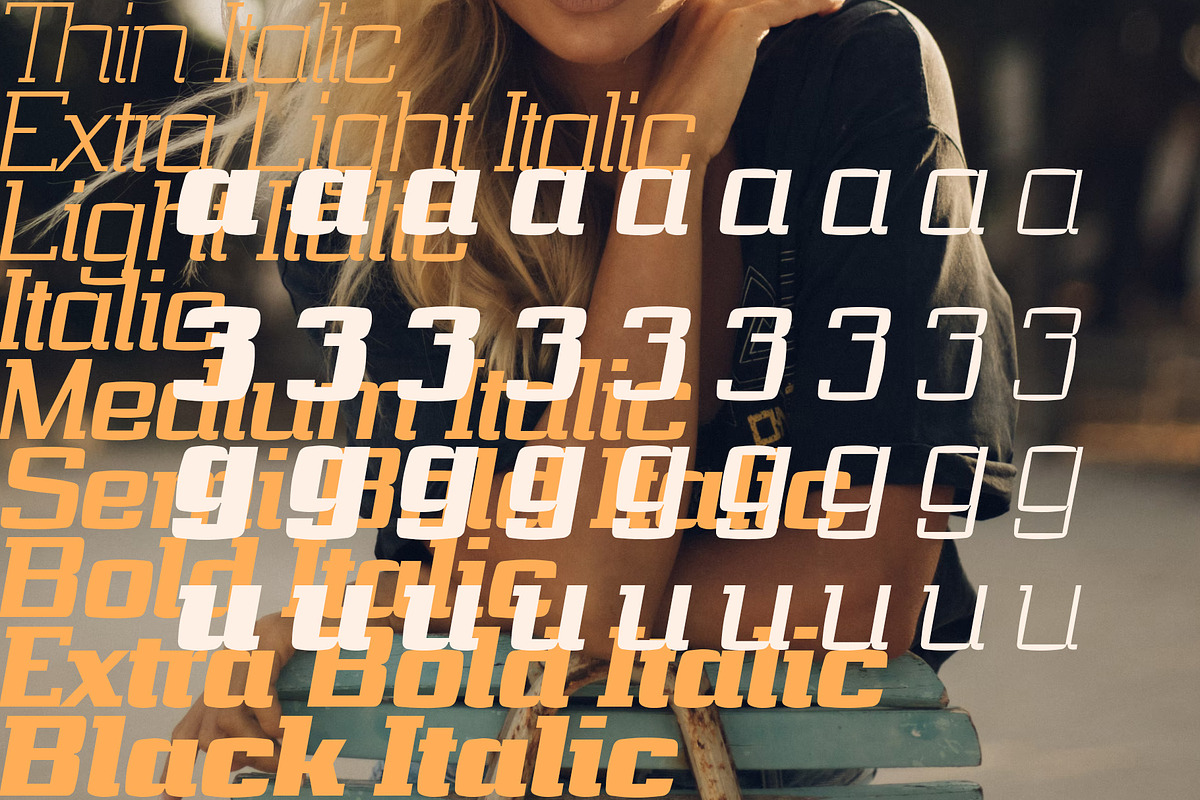 Quartell Round Italic, a Sans Serif Font by NREY (Photo 3 of 6)