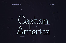 Captain America Modern Display