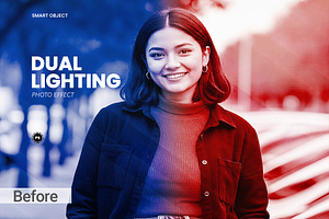 Dual Lighting Photo Effect, a Layer Style Add-On by graphypix