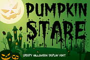 Pumpkin Stare -  Halloween Display, a Font by PutraCetol Studio (Thumbnail 1 of 11)