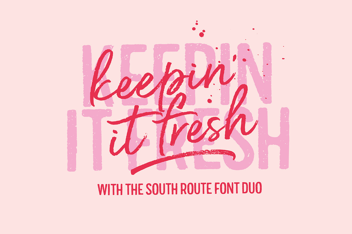 South Route Font Duo & Extras preview 6