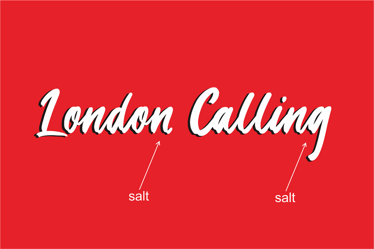 London Calling - Script Font, a Script Font by Fikryal Studio