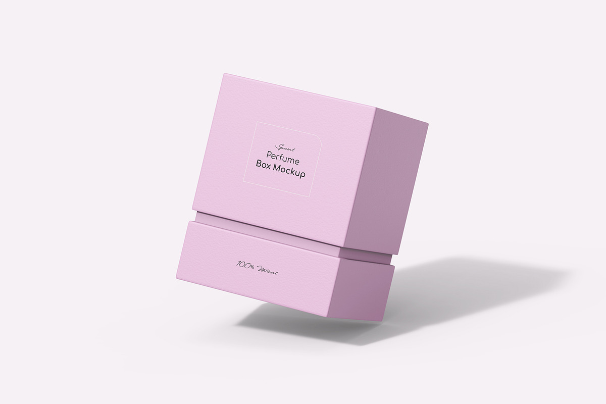 Custom Perfume Box Packaging Mockup, a Packaging Mockup by Ram Studio LLC (Photo 5 of 10)