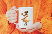 NEUTRAL BAKER GIRL CLIPART PACK, a Person Illustration by Daring Digies (Thumbnail 9 of 9)