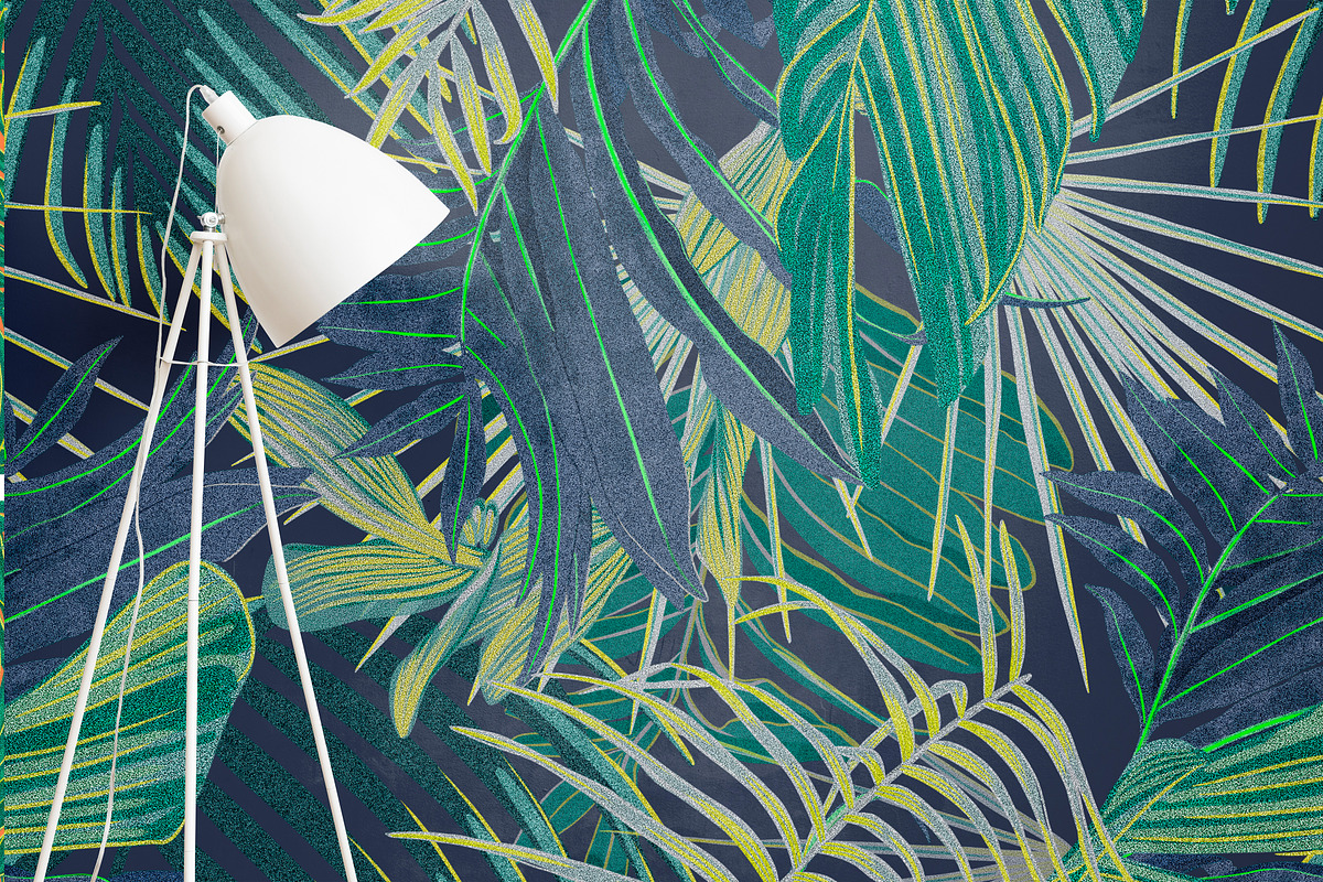 GREEN TROPIC seamless patterns, a Pattern Graphic by ANAKOTO (Photo 13 of 14)