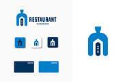Set of Modern Food House logo design, a Branding & Logo Template by Lucky Creative (Thumbnail 4 of 5)