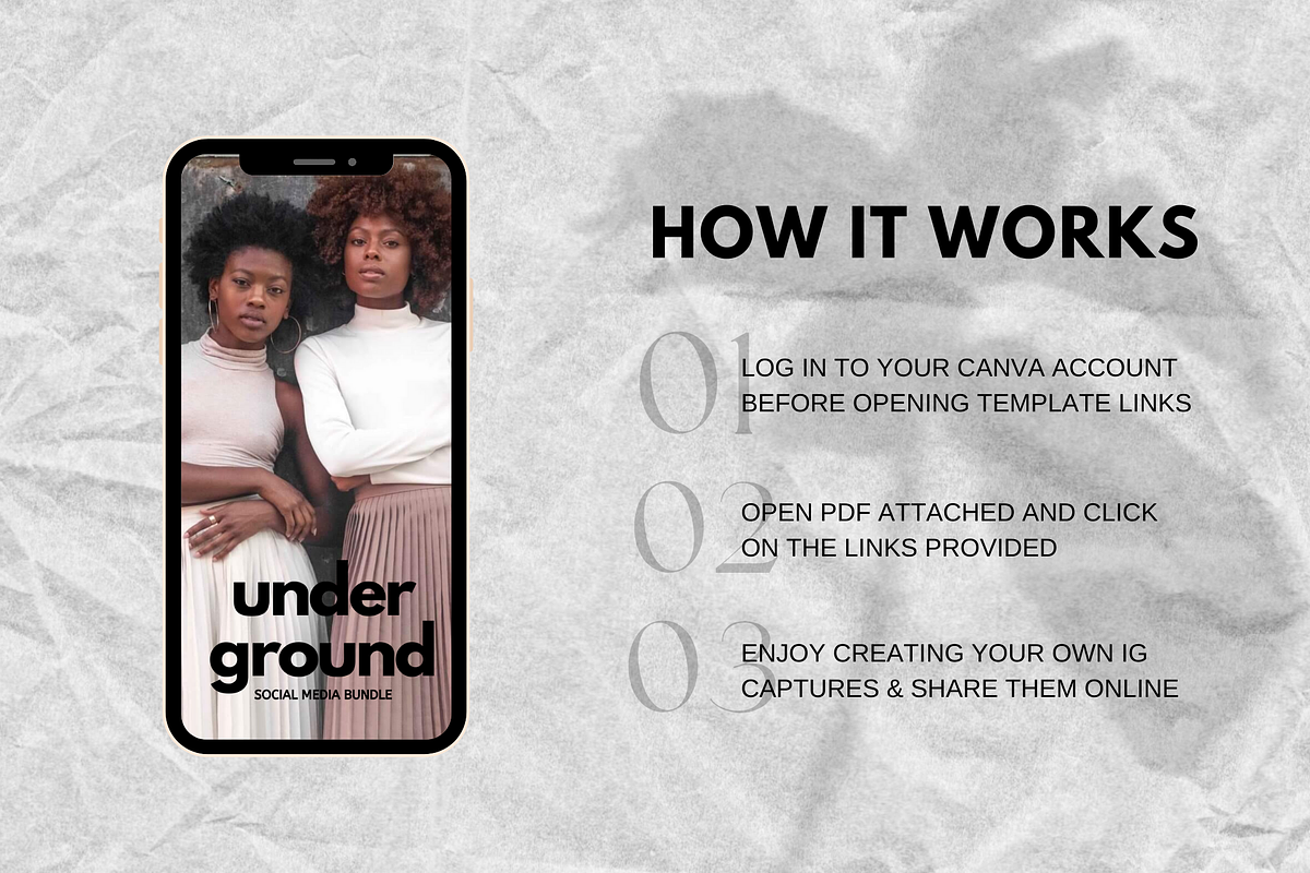 CANVA| Underground Social Media Pack, a Social Media Template by 9inchideas (Photo 6 of 9)
