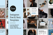 Minimal Social Media Templates, a Social Media Template by Brand & Bloom (Thumbnail 1 of 8)