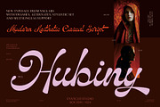 NCL Hubiny — Elegant Script, a Script Font by Enxyclo Studio (Thumbnail 1 of 15)