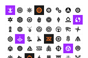 Spirituality and Inner Peace Icons, a Solid Icon by Prosymbols (Thumbnail 6 of 6)
