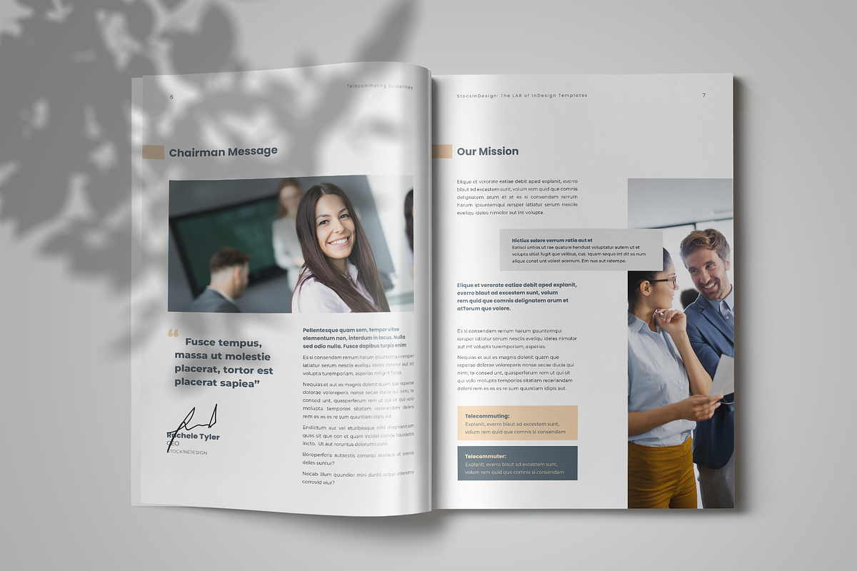 Telecommuting Guidelines Template, a Templates & Theme by StockInDesign (Photo 5 of 9)