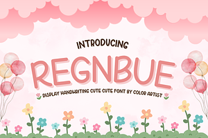 Regnbue Font