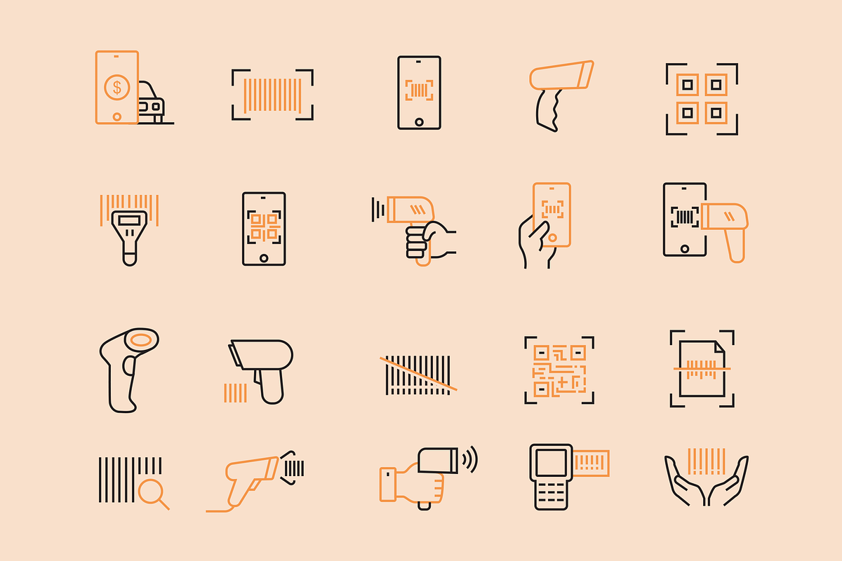20 Barcode Scanner Icons, an Icon by Creative VIP (Photo 2 of 5)