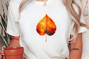 Watercolor Fall Foliage Clipart PNG, a Seasonal Illustration by Canvas Craft (Thumbnail 6 of 7)