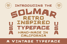 Solmar Typeface | Handmade Font