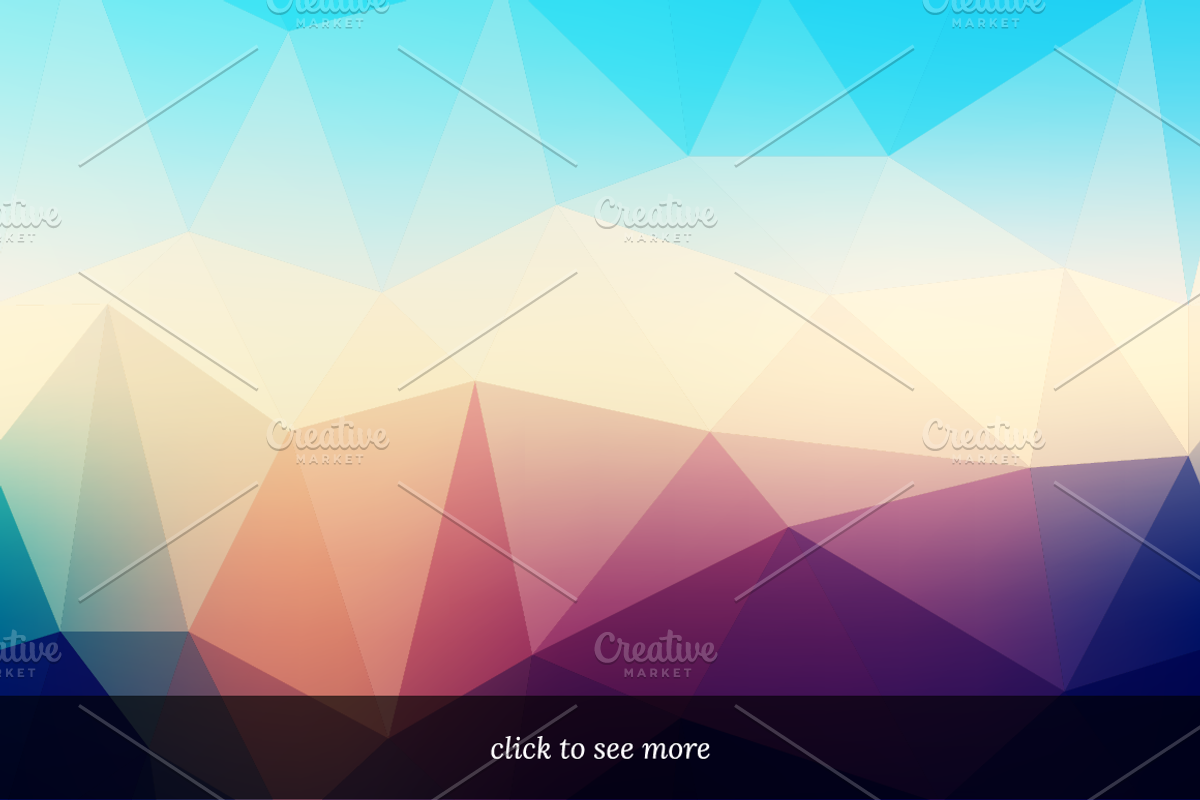 Triangles: 12 Low Poly Backgrounds preview 3