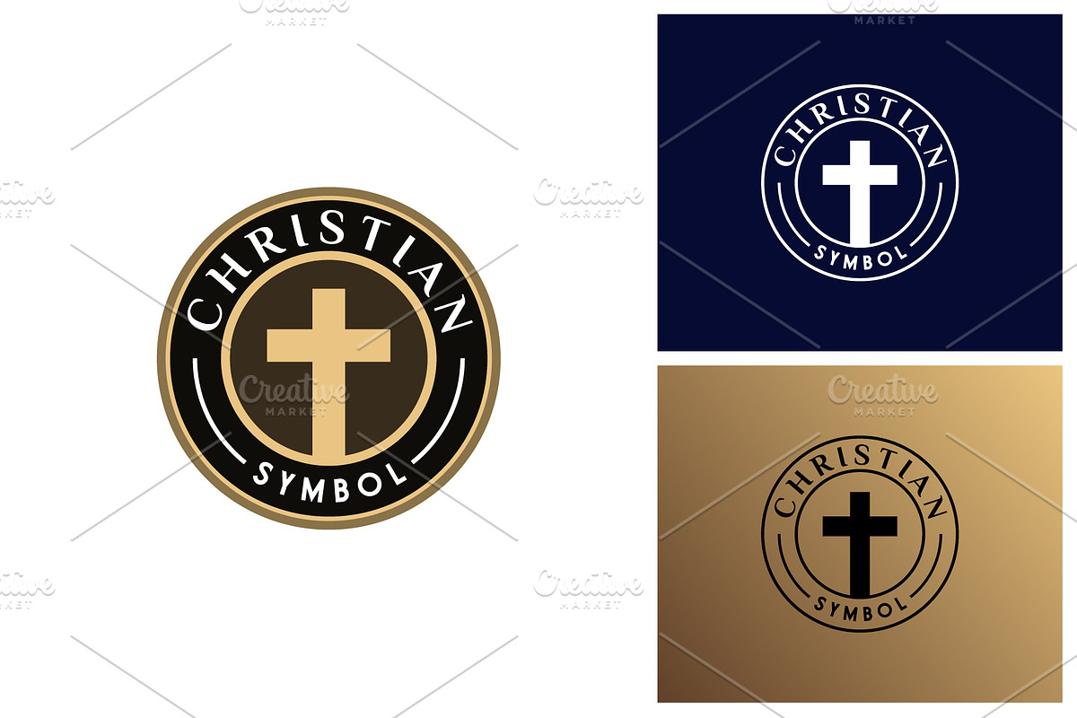 Catholic Christian Symbol Emblem, a Branding & Logo Template by Atlantis X Nurman Arbai