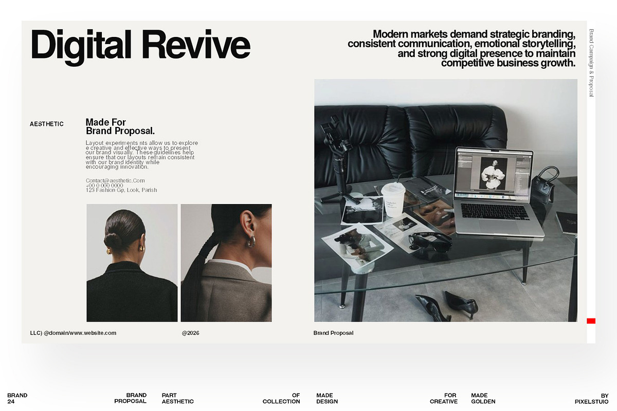Aesthetic Brand Proposal Template, a Presentation Template by GoldenPixelStudio (Photo 10 of 12)