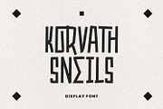 Korvath Sneils Display Font, a Sans Serif Font by Maulana Creative (Thumbnail 6 of 14)