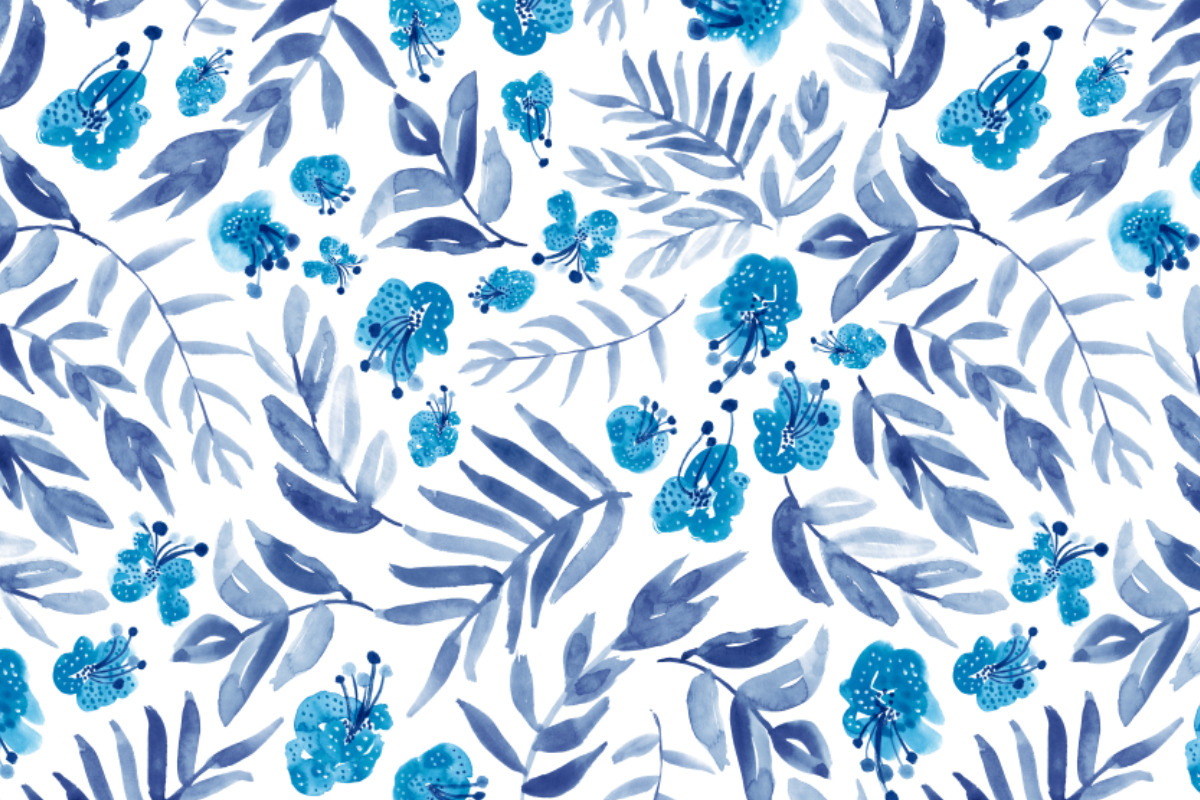Azure and indigo, a Pattern Graphic by Anya-D (Photo 2 of 5)