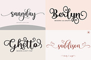 The Big - Font Bundle, a Script Font by Bosstype Studio (Thumbnail 6 of 15)
