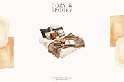 Cozy & Spooky Collection, a Seasonal Illustration by PeDe Designs (Thumbnail 7 of 30)