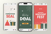 Christmas Sale Banner Set, a Social Media Template by MightyDesign (Thumbnail 3 of 6)