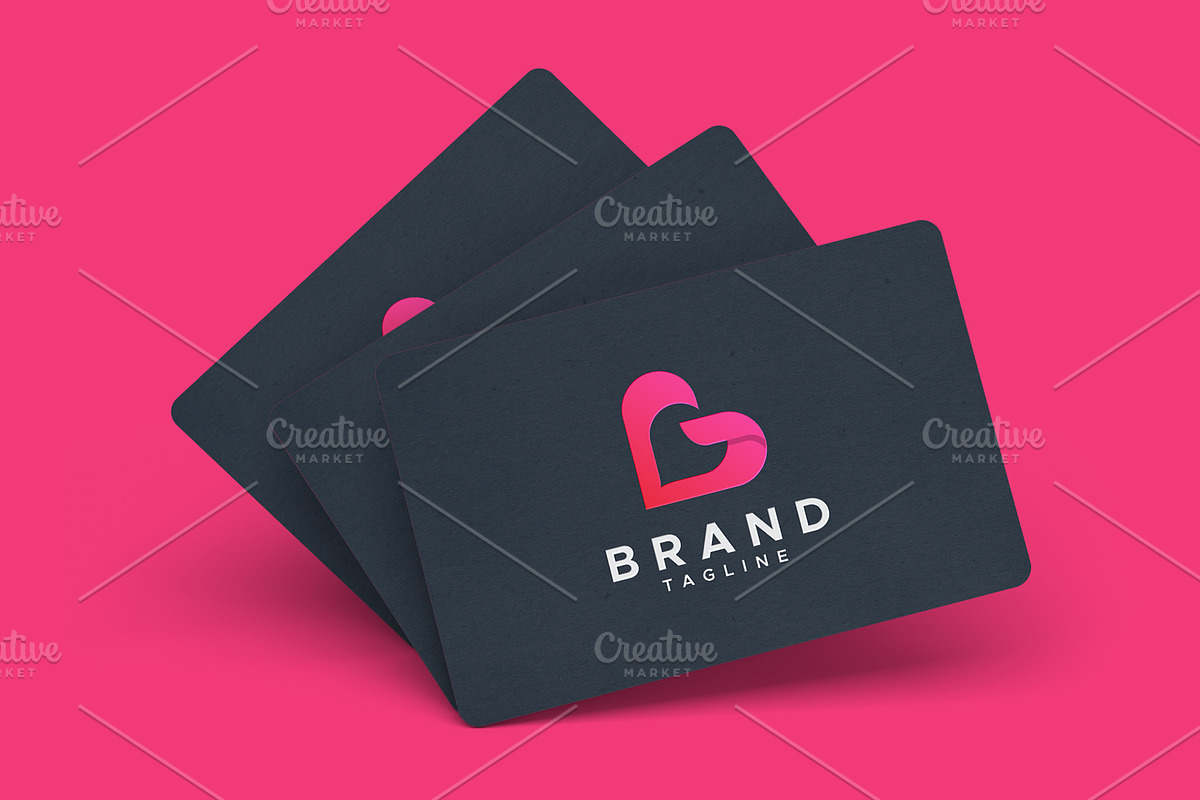 Letter G love logo design template, a Branding & Logo Template by Amadul11 (Photo 2 of 4)