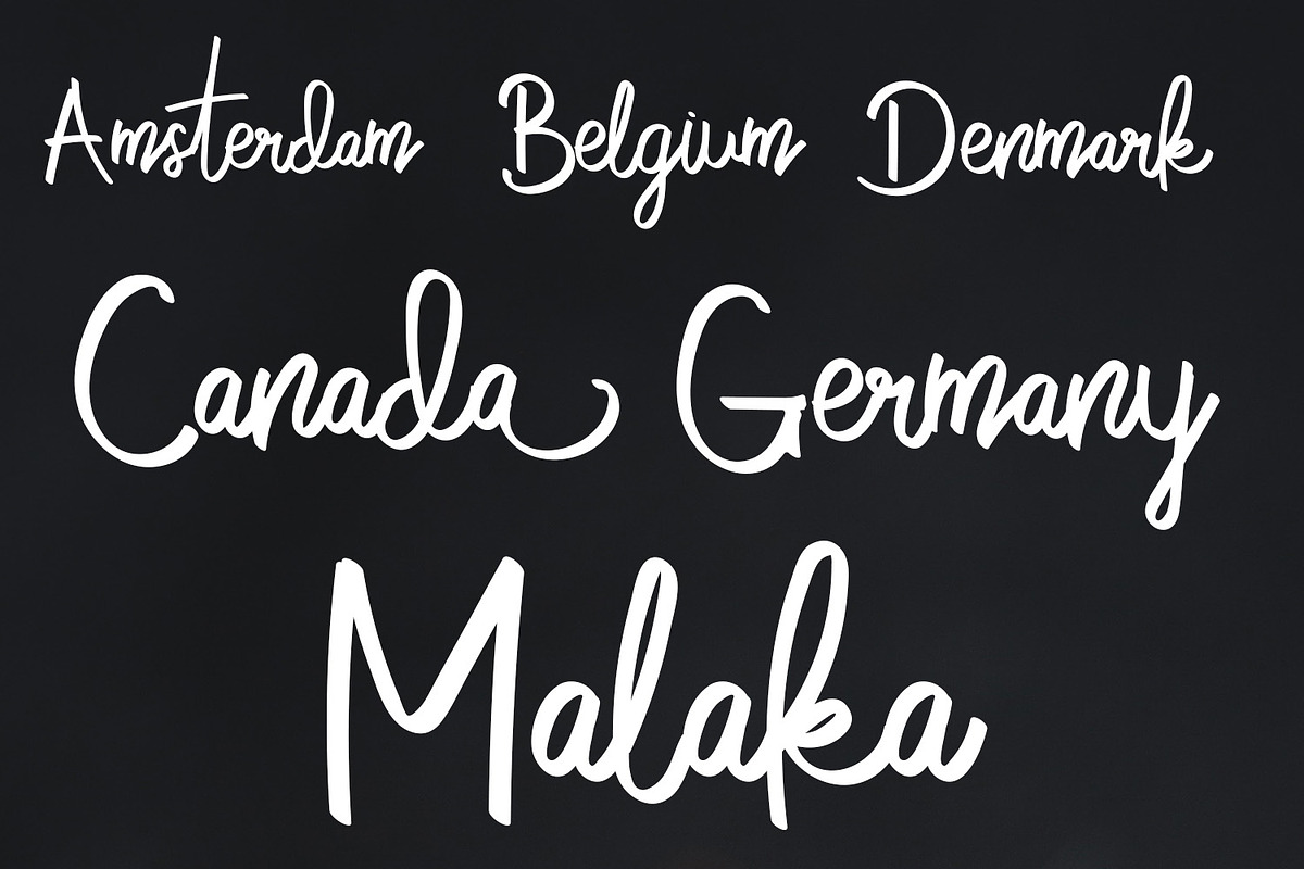 Cobain Aja - Script Font, a Script Font by NTC Graphic (Photo 3 of 6)