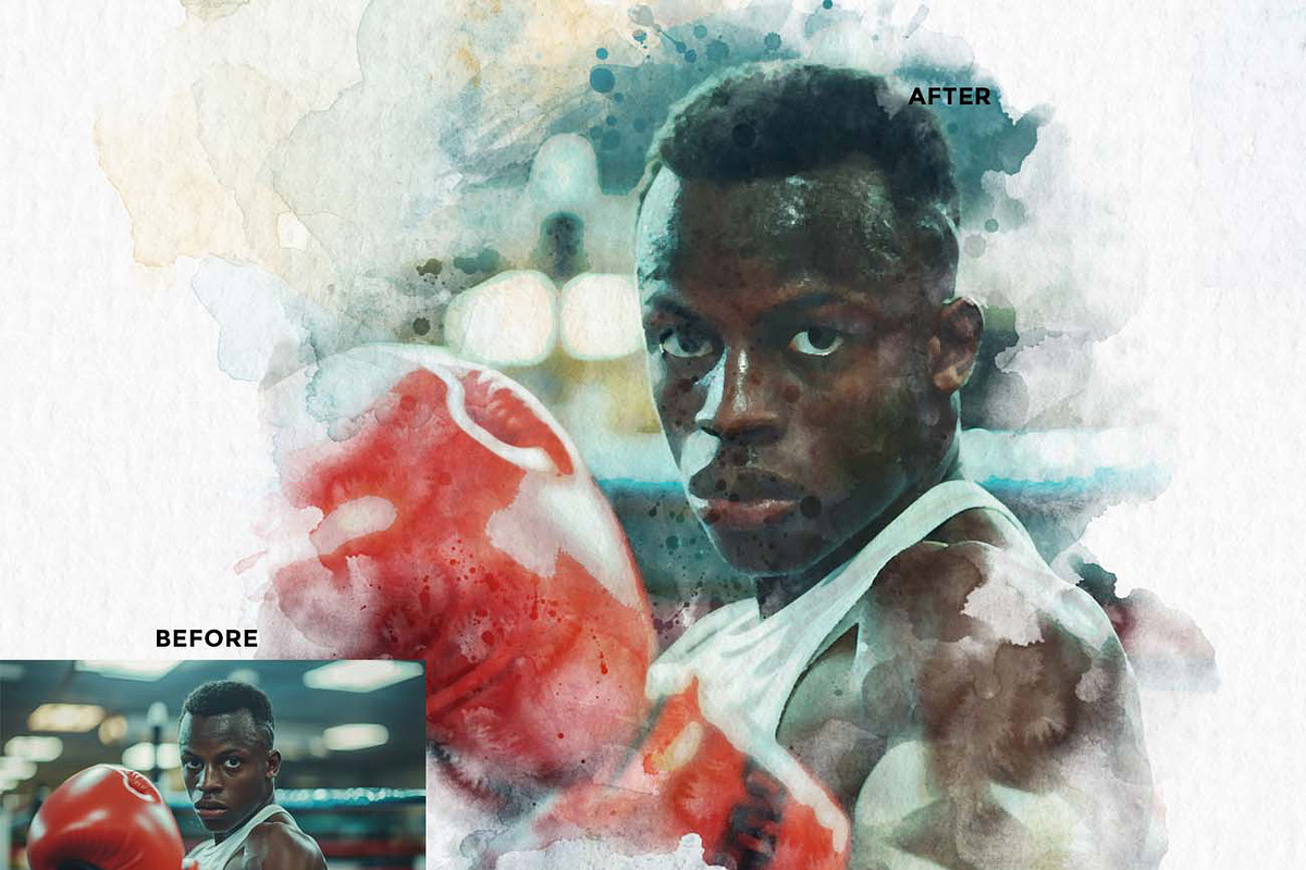 Classic Watercolor FX — Ps Action, an Action Add-On by Studio Retouch (Photo 10 of 12)