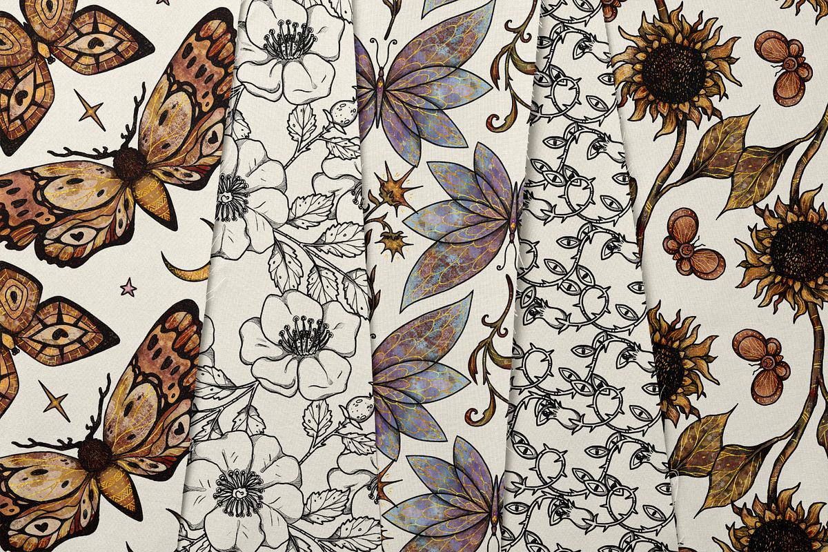 Autumn Moths & Dried Botanicals, an Animal Illustration by Ink Stories (Photo 10 of 18)