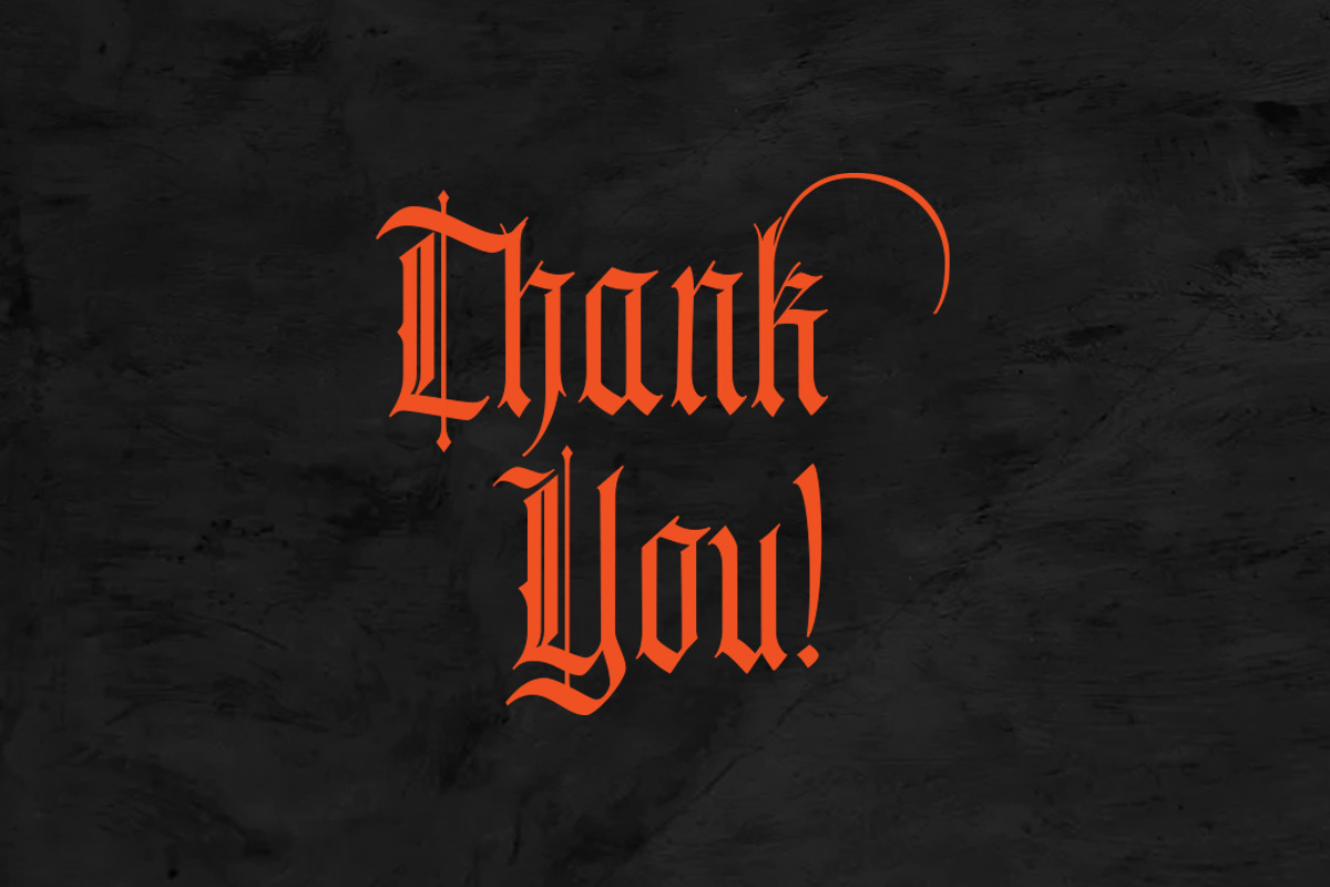 Bullgine Blackletter, a Blackletter Font by Letterhend Studio (Photo 8 of 8)