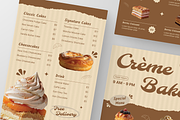 Pastry Cake Menu, a Flyer Template by Annora Studio (Thumbnail 2 of 6)