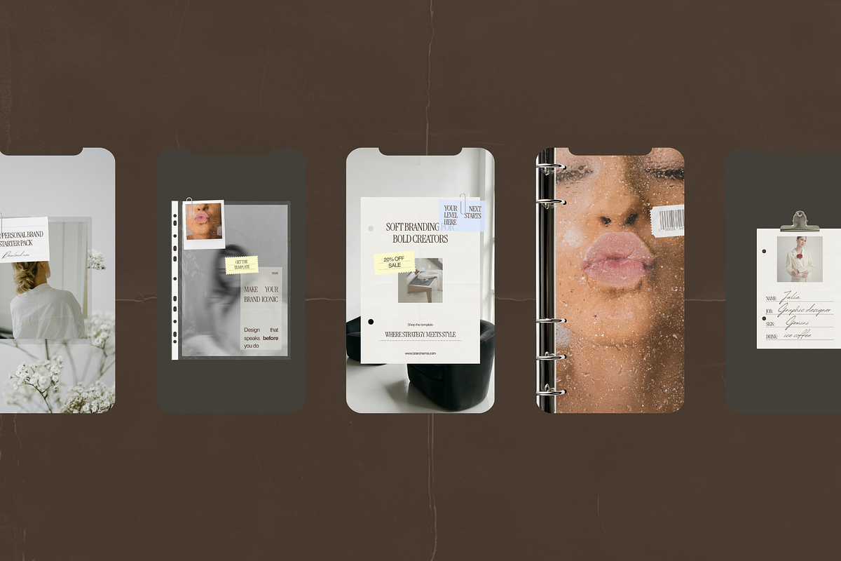 Paper Aesthetic – Instagram Template, a Social Media Template by Mila Estudio (Photo 7 of 7)