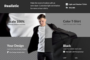 8 Mockup T-Shirt In a Black Mantle, a Shirt Mockup by Grow Design Craft Studio (Thumbnail 5 of 6)